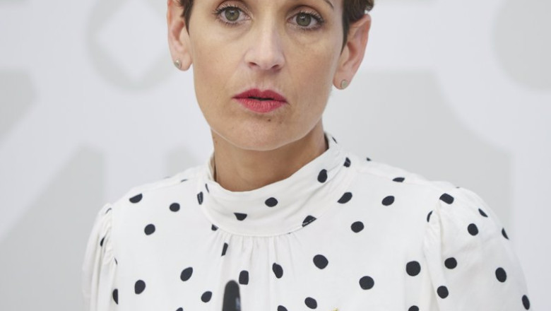 ep archivo la presidenta del gobierno de navarra maria chivite en una imagen de archivo ep archivo la presidenta del gobierno de navarra maria chivite en una imagen de archivo
