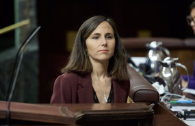 ep archivo   la secretaria general de podemos ione belarra interviene durante una sesion de control