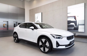 ep archivo   un polestar 2 en el space de la marca en madrid