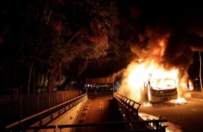 ep autobuses incendiados durantehuelga generalbrasil