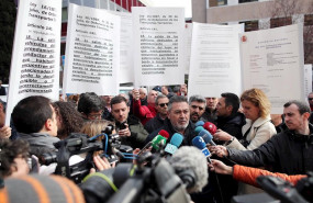 ep el presidente de la federacion profesional taxi de madrid fptm julio sanz atiende a los medios de