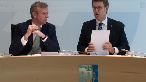 Feijóo preside el Consello de la Xunta, junto al vicepresidente, Alfonso Rueda | XUNTA/ANA VARELA ep feijoo presideconsellola xunta juntovicepresidente alfonso rueda