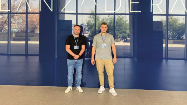 ep foto de los fundadores de innporting de izquierda a derecha lewan barbakadze ceo y ruben graf cto