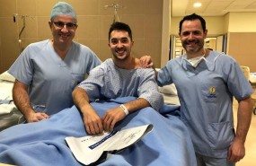 ep gimnasta ruben lopez operado con exitosu hombro derecho clinica cemtro