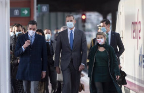 ep i d el presidente del gobierno pedro sanchez el rey felipe vi y la vicepresidenta segunda y