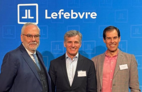 ep juan pujol presidente de lefebvre jose angel sandin ceo de lefebvre y j manuel mateo product