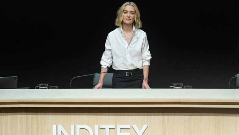 ep la presidenta de inditex marta ortega perez en la junta general de accionistas de la compania