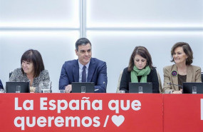 ep la presidenta del psoe cristina narbona el presidente del gobierno pedro sanchez la