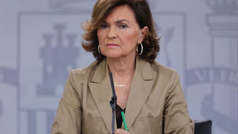ep la vicepresidenta del gobierno en funciones carmen calvo comparece en rueda de prensa tras la ep la vicepresidenta del gobierno en funciones carmen calvo comparece en rueda de prensa tras la