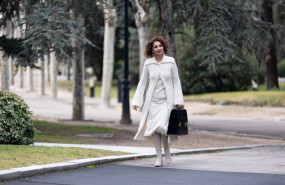 ep la vicepresidenta primera y ministra de hacienda maria jesus montero llega al primer consejo de
