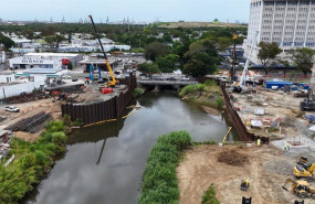 ep obras de canalizacion del rio piedras en san juan puerto rico las cuales estan siendo ejecutadas