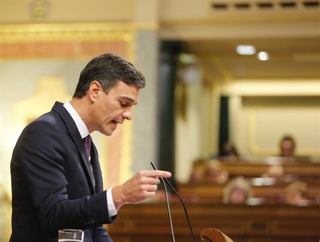 Pedro Sánchez, presidente del Gobierno | FLICKR DEL PSOE ep pedro sanchez informacongresosu programagobierno