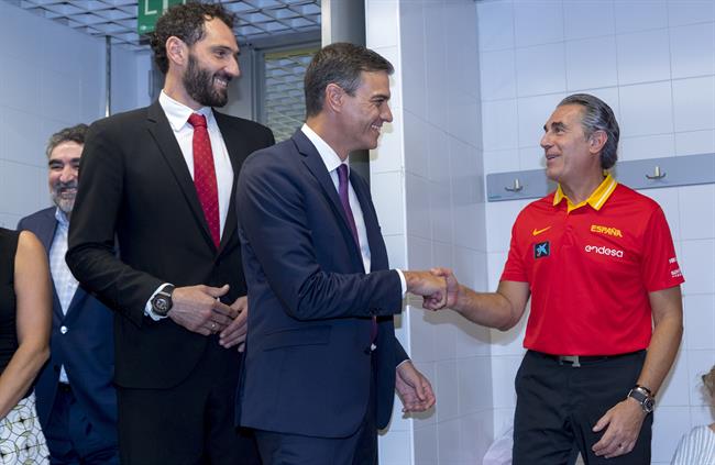 Sergio Scariolo Pedro Sánchez Jorge Garbajosa | FEB ep sergio scariolo pedro sanchez jorge garbajosa