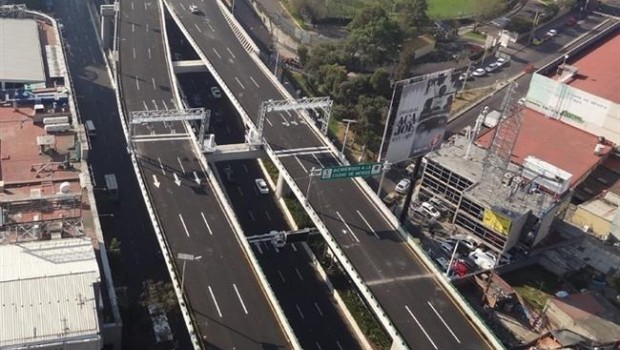 ep viaducto elevadola autopista urbana norteohl mexico