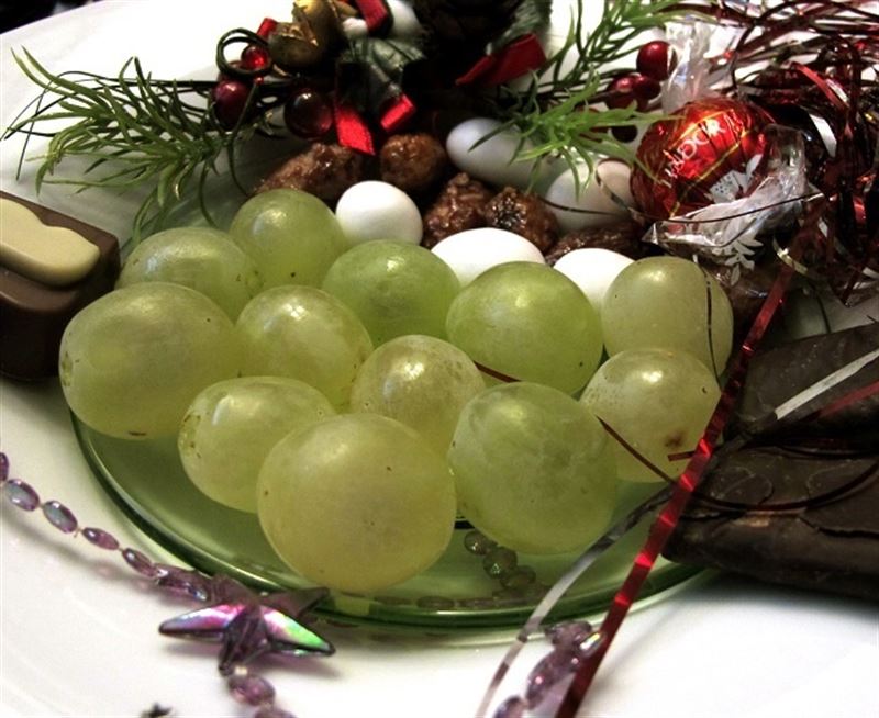 uvas, fin de aÃƒÂ±o, nochevieja