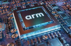 dl arm holdings computer chip microchip designer silicon chips softbank group logo 20230822 0922