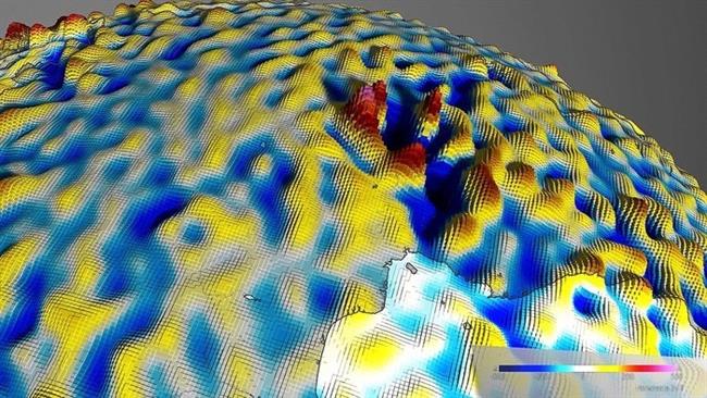 Anomalía magnética en África central | ESA/DTU SPACE/DLR ep anomalia magnetica en africa central