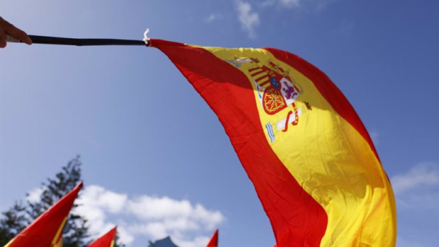 ep archivo   una bandera de espana