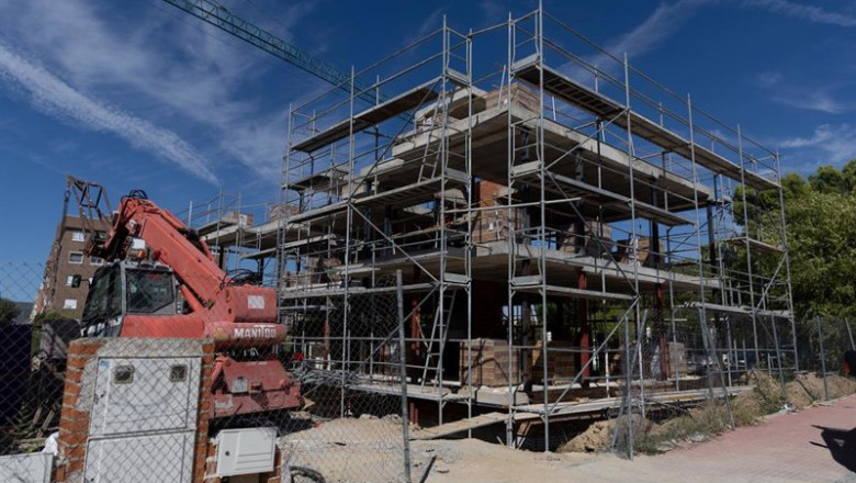 ep archivo   vista general de las obras de vivienda nueva a 6 de septiembre de 2024 en madrid