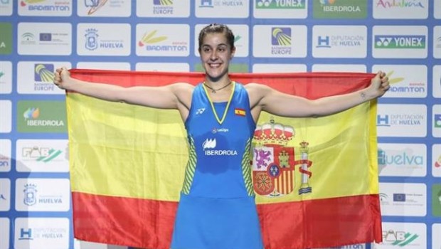 ep carolina marin campeona europa badminton