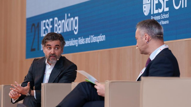ep el ceo de santander espana ignacio julia durante la segunda jornada del 21 encuentro del sector