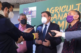 ep el ministro de agricultura pesca y alimentacion luis planas el secretario general de ugt pepe