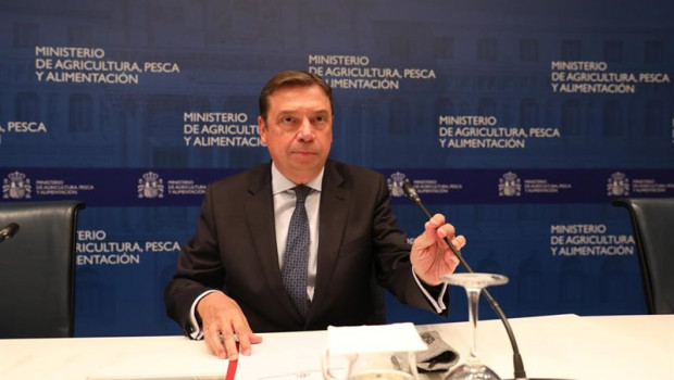 ep el ministro de agricultura y pesca en funciones luis planas durante la rueda de prensa tras