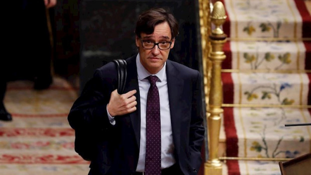 ep el ministro de sanidad salvador illa a su llegada al pleno del congreso