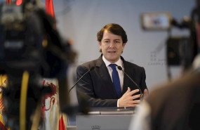 ep el presidente de la junta alfonso fernandez manueco durante la rueda de prensa