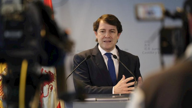 ep el presidente de la junta alfonso fernandez manueco durante la rueda de prensa