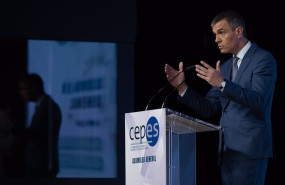 ep el presidente del gobierno pedro sanchez interviene durante la clausura la xxxii asamblea general