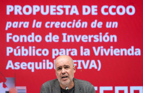 ep el secretario general de ccoo unai sordo durante una rueda de prensa de este jueves