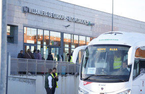 ep imagen de autobuses en la estacion de villanueva de cordoba los pedroches desde donde renfe tiene
