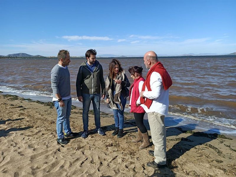 ep imagen de la eurodiputada de unidas podemos sira rego a las salinas de marchamalo