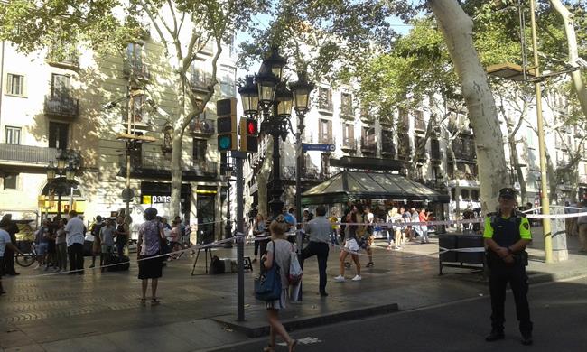 Imagen de las Ramblas este viernes tras el atentado | EUROPA PRESS ep imagenlas ramblasviernesatentado