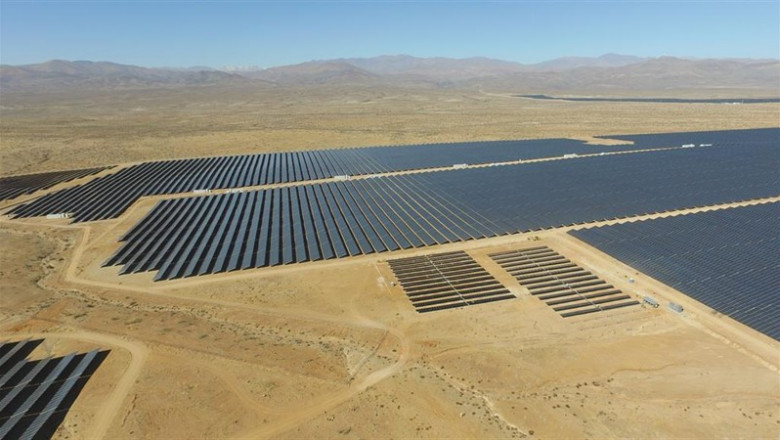 ACCIONA ep instalacion fotovoltaica de acciona en el desierto de atacama chile