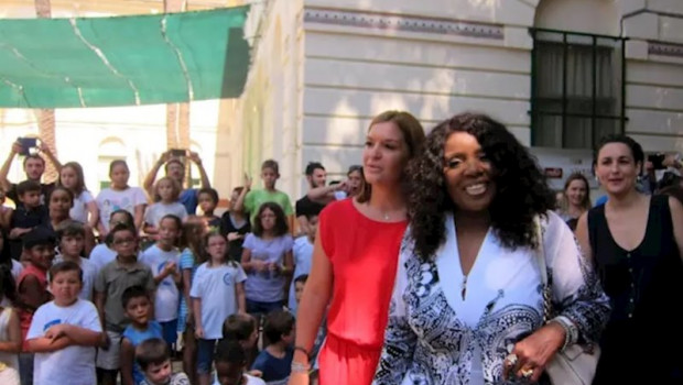 ep la cantante gloria gaynor en su visita a valncia en 2016