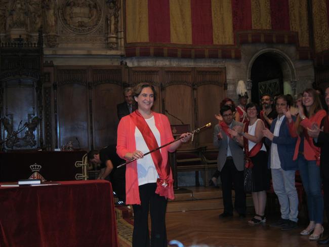 La líder de BComú, Ada Colau, elegida alcaldesa de Barcelona | EUROPA PRESS ep la liderbcomu ada colau elegida alcaldesabarcelona