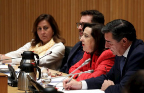ep la ministra de defensa margarita robles 3i interviene en la reunion de la comision de defensa del