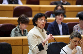 ep la ministra de educacion y formacion profesional isabel celaa interviene durante la primera