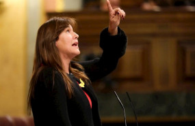 ep la portavoz del grupo plural y de jxcat en el congreso de los diputados laura borrs interviene