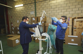 ep llegan a euskadi 40 respiradores para los hospitales