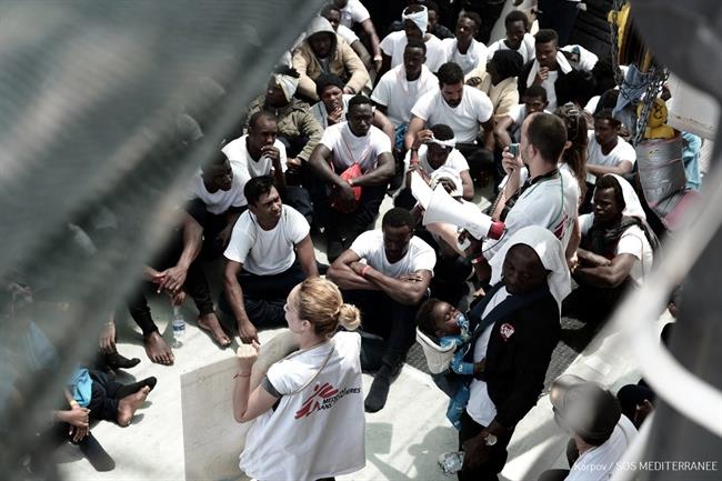Migrantes a bordo del Aquarius | MSF ep migrantesbordoaquarius