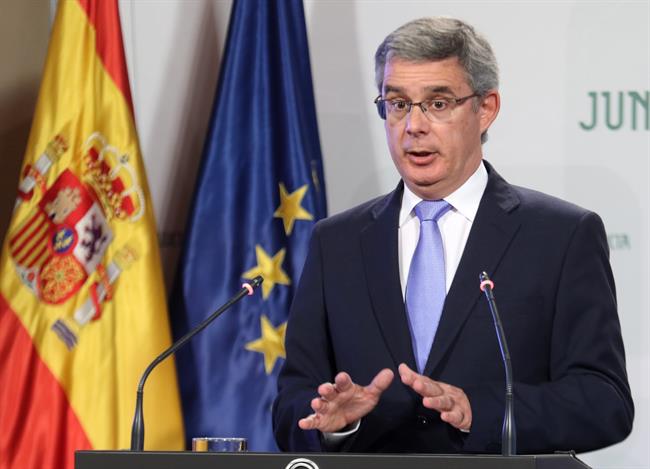 Portavoz del Gobierno andaluz, en rueda de prensa tras el Consejo de Gobierno. | EUROPA PRESS ep portavozgobierno andaluz en ruedaprensaconsejogobierno