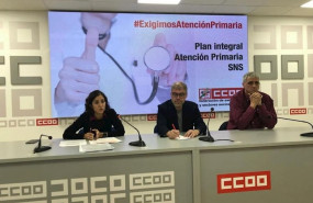 ep presentacion plan integral de atencion primaria de ccoo de izq a dcha la secretaria de politica