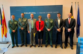 ep representantes de la guardia civil en la actividad conjunta de europol contra la propaganda