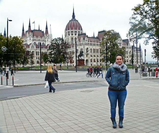 Teresa Bahíllo durante su estancia en Budapest | FUNDACIÓN UNIVERSIA ep teresa bahillo duranteestanciabudapest