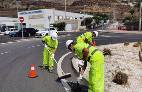 ep trabajadores de mantenimiento de carreteras