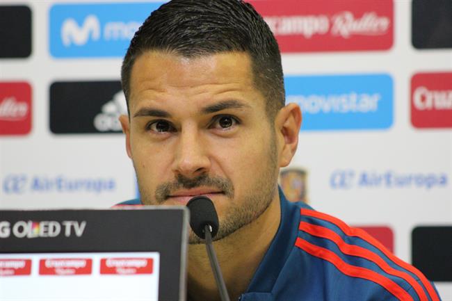 Vitolo en rueda de prensa con la selección | EUROPA PRESS ep vitoloruedaprensala seleccion
