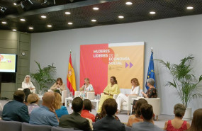 ep yolanda diaz en el acto mujeres lideres de la economia social